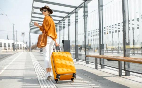 Eye-catching Yellow Luggage | Fashionable & Secure, Travel with Ease