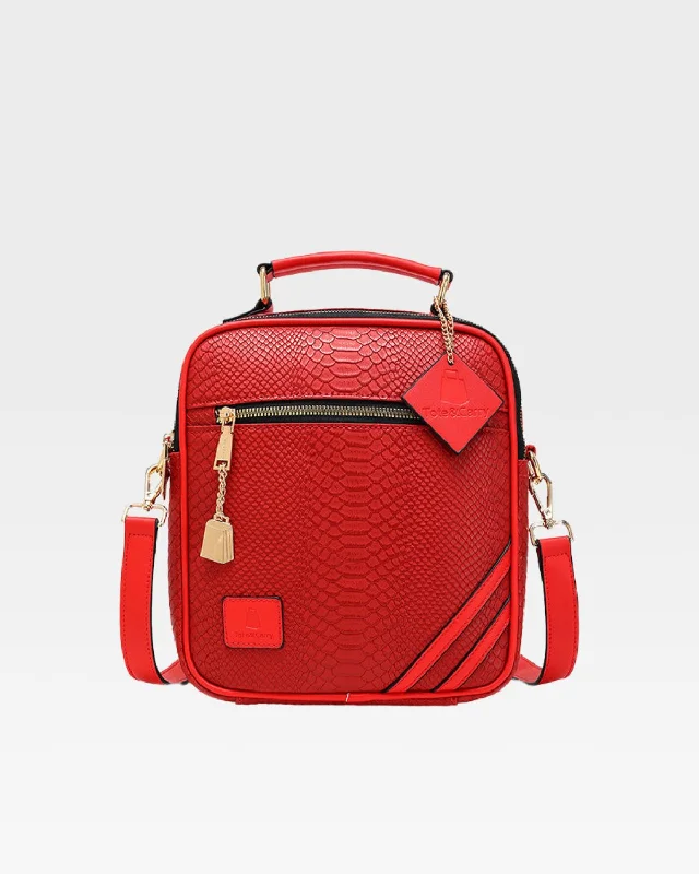 trendy office handbag-Bag for festival season-Apollo 1 Bread Bag in Red