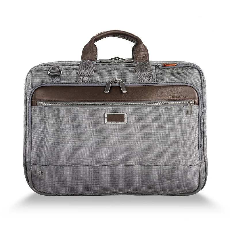 weekend leather bag-Bag for icy conditions-Briggs & Riley @Work Large Expandable Brief