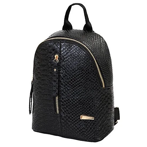 casual fashion backpack for students -Backpack for rocky terrain-Clearance! Women Teen Girls Fashion Pu Leather Backpack Purse Shoulder Bag Casual School Bag Travel