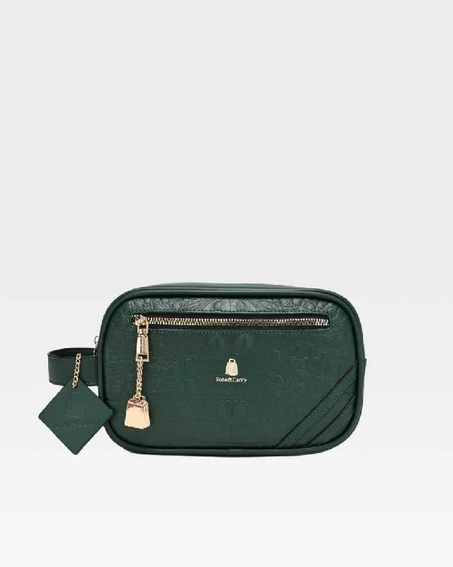 mini bag-Heavy-duty bag for work-Apollo 2 Toiletry Bag in Emerald Green