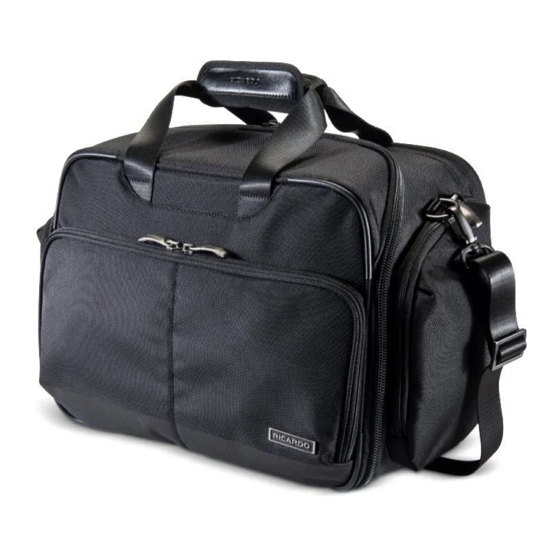 casual travel bag-Bag with glowing trim-Flight Essentials Softside Deluxe Boarding Bag