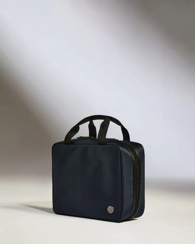 high-quality office bag-Bag with active look-Hanging Wash Bag in Navy - Chelsea