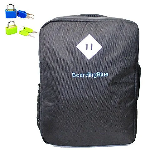 backpack with built-in seat -Durable backpack-New Jetblue Airlines Free Backpack W Laptop Sleeve 17"X13"X8"