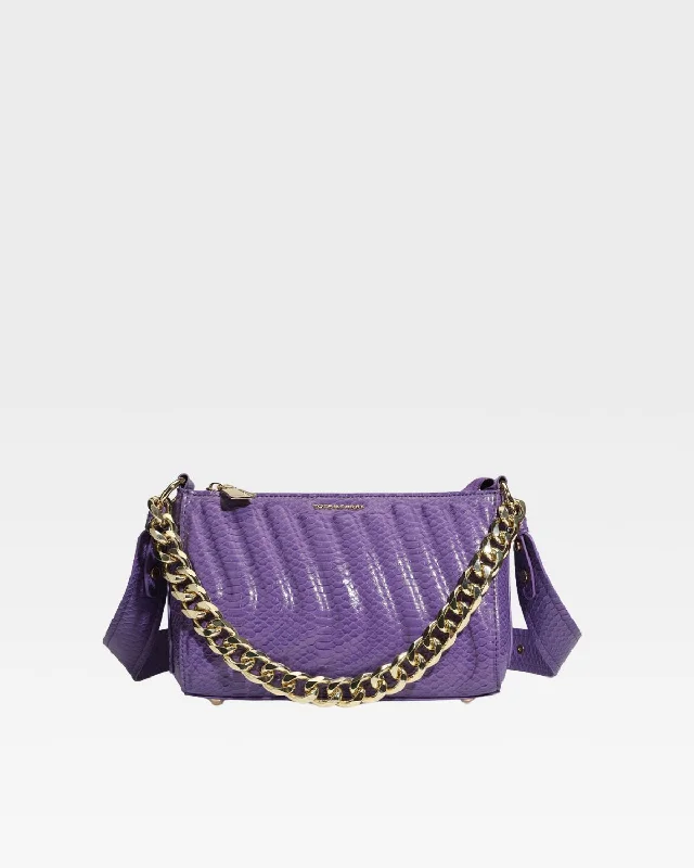 leather bag-Affordable bag for daily use-PY Shoulder Bag in Purple