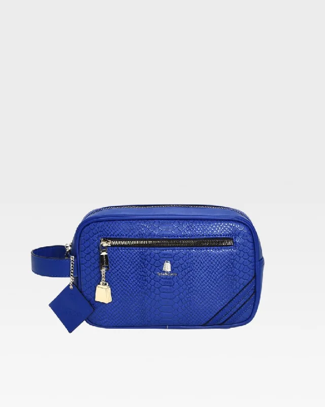 spacious crossbody bag-Bag for easy treks-Apollo 1 Toiletry Bag in Royal Blue