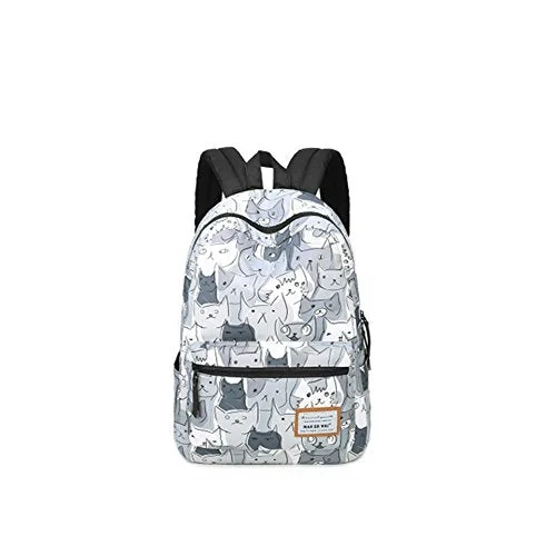 best all-in-one backpack for travelers -Durable backpack for travel-S Kaiko Modern Style Canvas Backpack Casual Daypacks School Backpack For Women And Men Laptop