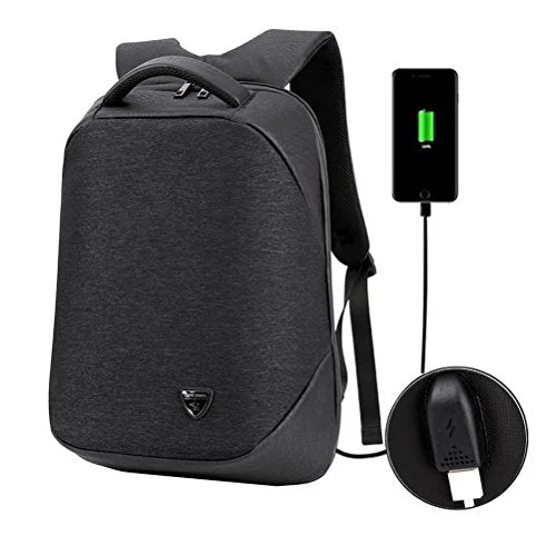 adventure backpack with built-in tent -Backpack with chest strap-Samaz Laptop Backpack With Usb Charging Port Business Travel Backpack Shoulder College School Bag