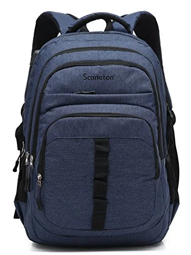 all-in-one commuter backpack -Travel backpack for men-Scarleton Classic School Backpack H203419 - Navy