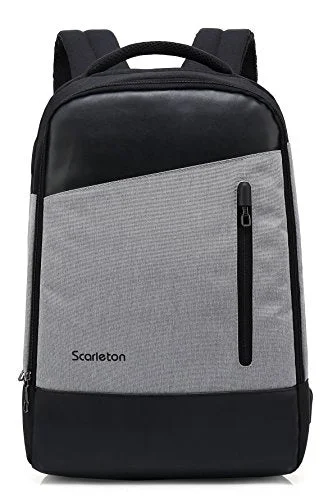 lightweight backpack for outdoor running -Backpack for commuters-Scarleton Trendy Backpack H20460103 - Black/Grey