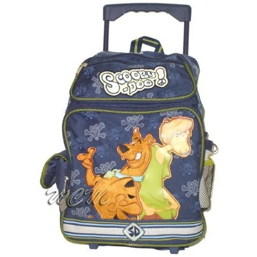 vintage-style backpack with leather accents -Backpack for daily use-Scooby Doo And Shaggy Large Rolling Backpack