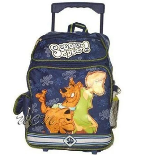 professional backpack for office workers -Travel backpack for women-Scooby Doo And Shaggy Rolling Backpack Large