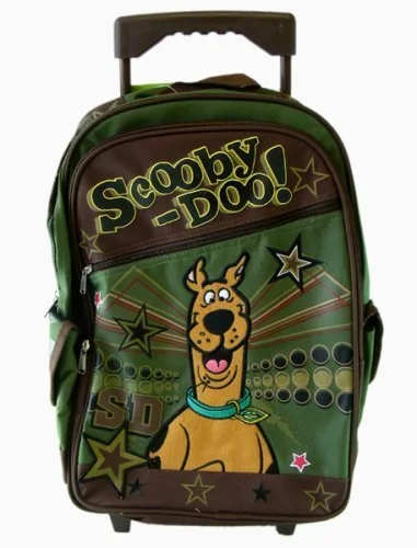 compact overnight backpack -Backpack for photography-Scooby Doo Large Rolling Backpack - Super Star