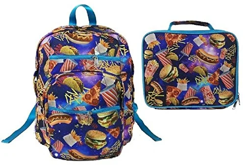 ultra-slim laptop backpack for professionals -Durable backpack for kids-Tasty Print Backpack Bundle