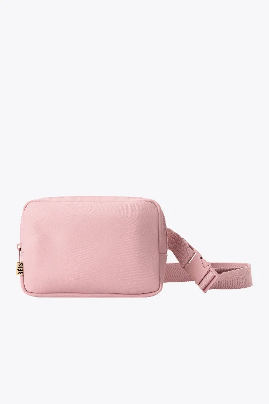 fashion bag-Bag with multiple compartments-The Belt Bag in Atlas Pink