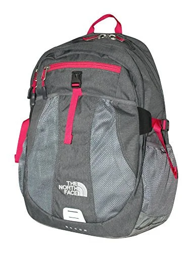 comfortable daypack for long walks -Backpack for alpine travel-The North Face Women Recon Laptop Backpack Book Bag 17X14X4 (Zinc Grey Heather)