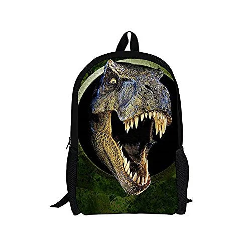 compact adventure backpack for climbers -Backpack with extra storage-Thikin Cool 3D Dinosaur Children School Book Bag Kids Printing Backpacks ¡­