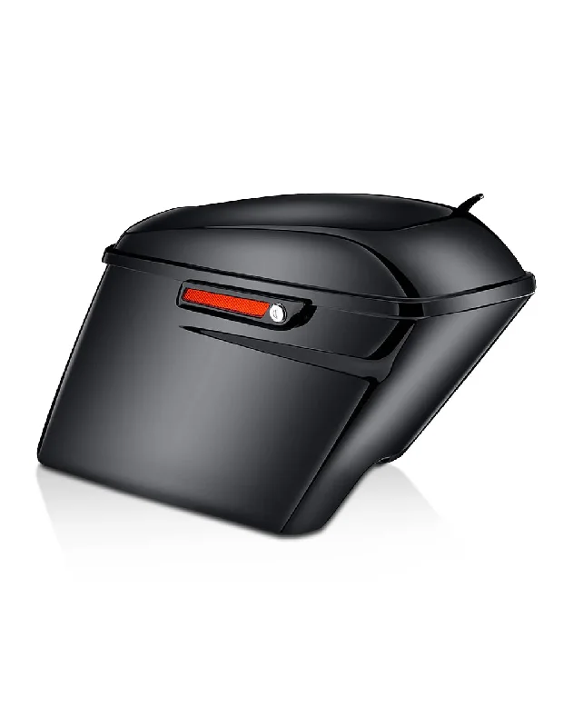 roomy bag-Bag for cold climates-58L - Stretched Bagger 4.5" Extra Large Painted Motorcycle Hard Saddlebags For Harley Road King FLHR (2014 and Above)