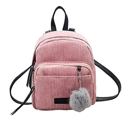 waterproof commuter backpack for daily use -Compact backpack for men-Women Teen Girls Fashion Corduroy Backpack Purse Shoulder Bag Casual School Bag Travel Bag (Free