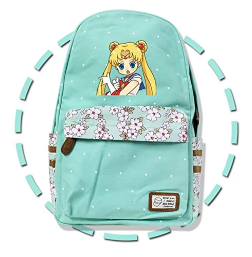 fashionable convertible backpack purse -Small travel backpack-Yoyoshome Anime Sailor Moon Cosplay College Bag Daypack Bookbag Backpack School Bag (2)