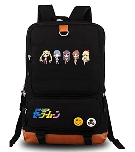 breathable mesh back backpack -Foldable travel backpack-Yoyoshome Anime Sailor Moon Cosplay Daypack Book Bag College Bag Backpack School Bag (2)