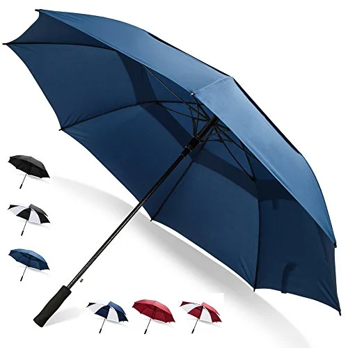 large sports bag with multiple compartments -Sports bag for tumblers-62 Inch Golf Umbrella (Blue, 1-Pack) Sun Umbrella Sports Umbrella Shade Golf Stuff Rain Umbrella Canopy Umbrella Large Wedding Umbrellas Blue Umbrella