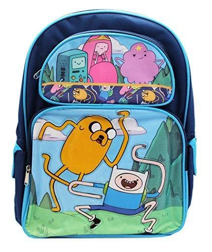 best waterproof hiking backpack -Lightweight backpack for commuting-Adventure Time Finn And Jake Wild Limb Dancing Full Size Backpack (16In)