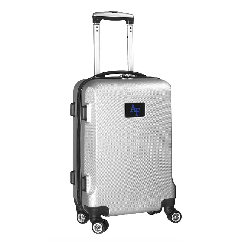 suitcase with best balance of price and quality-suitcase with edge protection-Air Force Falcons 20" Silver Domestic Carry-on Spinner