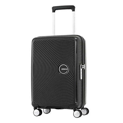 suitcase with best balance of price and quality-suitcase for ferry travel-American Tourister Curio Spinner Hardside 20, Black