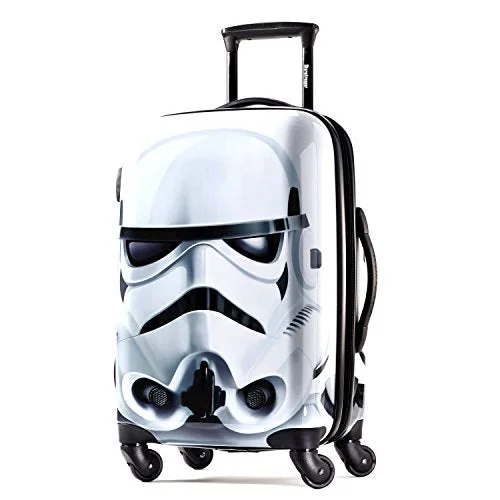 suitcase for camping trips-suitcase for delicate items-American Tourister Star Wars 21 Inch Hard Side Spinner, Storm Trooper, One Size