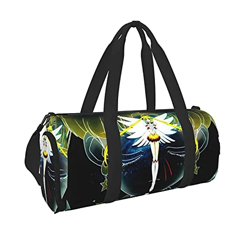 sports bag for yoga and Pilates gear -Large sports bag-Anime Sai-lor Mo-on Sports Gym Bag with Wet Pocket & Shoes Compartment, Travel Duffel Bag Workout Bag for Men and Women