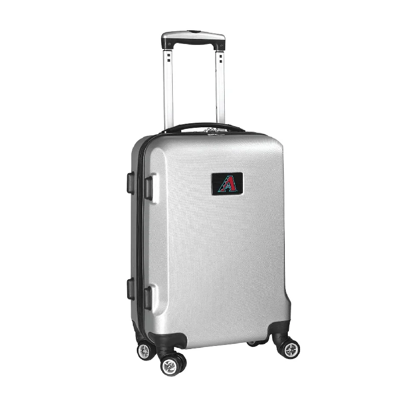 suitcase with best-rated durability-suitcase weight limit-Arizona Diamondbacks 20" Silver Domestic Carry-on Spinner