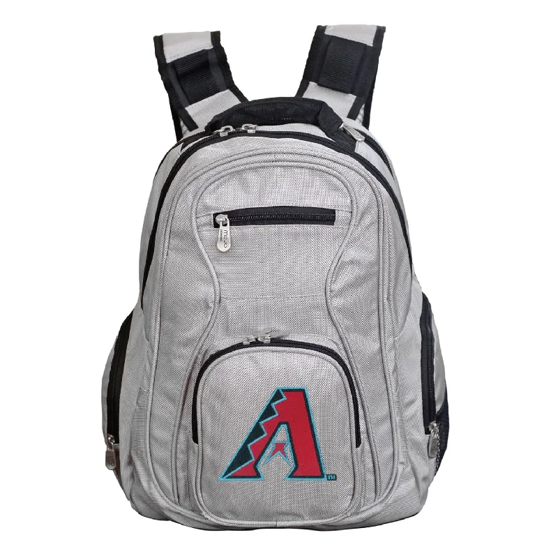 backpacks for history buffs with map and compass pouch-Backpacks with lasting durability-Arizona Diamondbacks Laptop Backpack in Gray