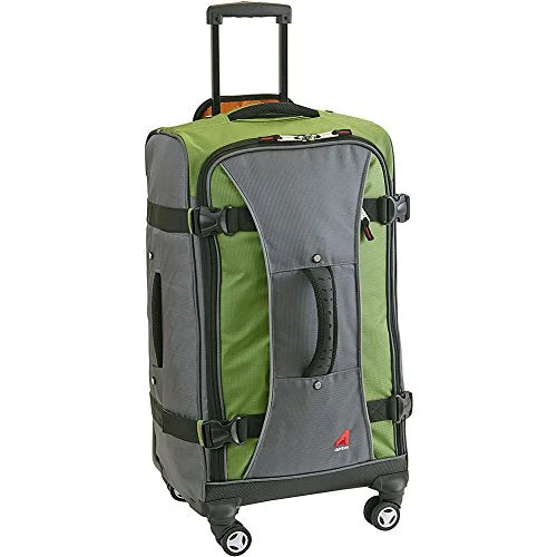 suitcase for kids travel-suitcase for small kids-Athalon 21" Hybrid Spinners Grass, Grass Green/Gray