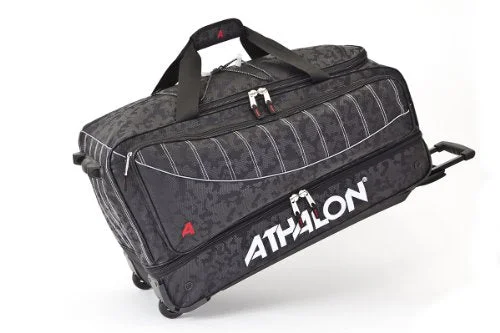 suitcase that won’t crack under pressure-suitcase with padded interior-Athalon Luggage The Glider 29 Inch Wheeling Duffel, Night Vision, One Size