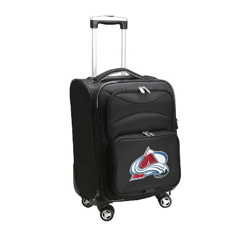 suitcase with multiple grab points for lifting-suitcase for rural trip-Avalanche Luggage | Colorado Avalanche 21" Carry-on Spinner Luggage