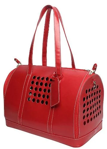 suitcase with compartments for different clothing types-suitcase packing for couples-Bark-N-Bag Carrier One Collection Pet Carrier, Red