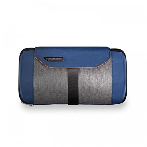 suitcase for active travelers-suitcase for pet travel-Briggs & Riley Brx Express Toiletry Kit, Blue