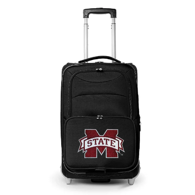 suitcase for smooth and silent travel-suitcase for cold climates-Bulldogs Carry On Luggage | Mississippi State Bulldogs Rolling Carry On Luggage