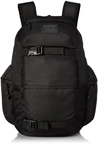 heavy-duty construction worker backpack -Backpack with side pockets-Burton Kilo Backpack, True Black, One Size