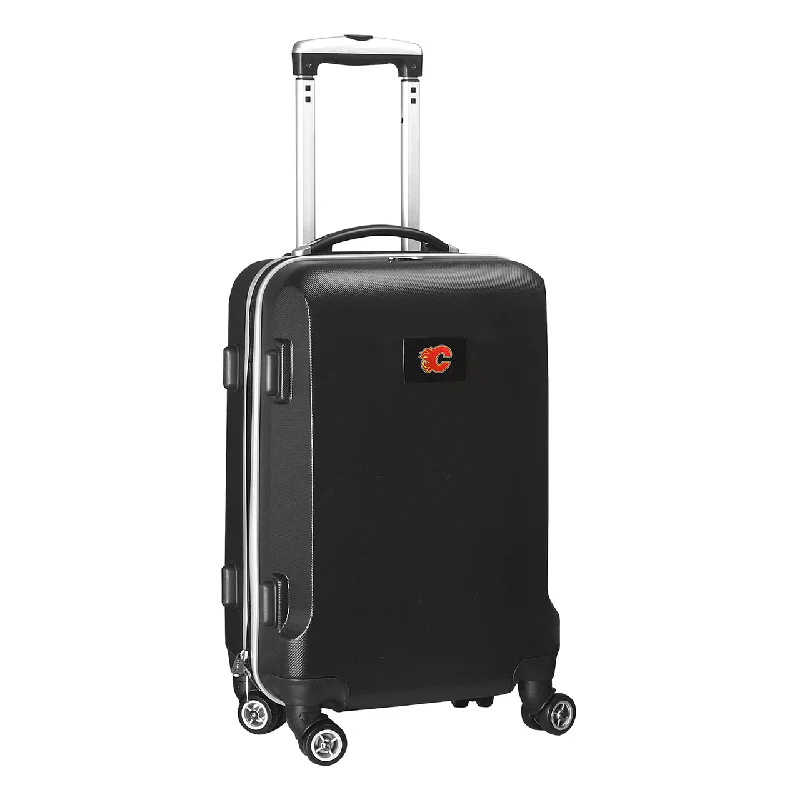 suitcase with expandable height-suitcase for school kids-Calgary Flames 20" Hardcase Luggage Carry-on Spinner