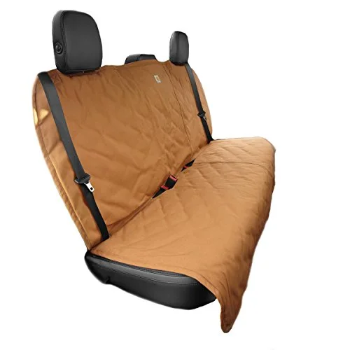 suitcase with best packing efficiency-suitcase with TSA lock-Carhartt Gear 102304 Dog Seat Cover - One Size Fits All - Carhartt Brown