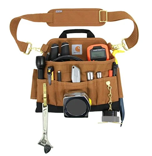 suitcase that resists rain and spills-suitcase storage ideas-Carhartt Legacy Build Your Own Belt Custom Tool Belt Pouch, Electrician'S Pouch