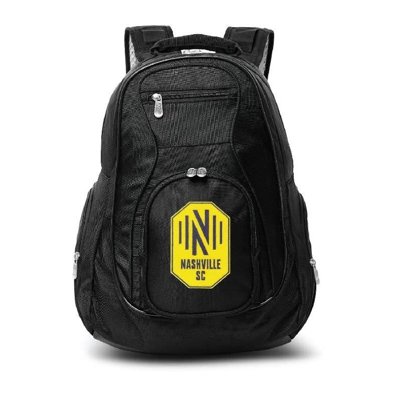 backpacks for college students with ergonomic straps-Backpacks for laptop protection-Nashville Sc 19" Premium Laptop Backpack