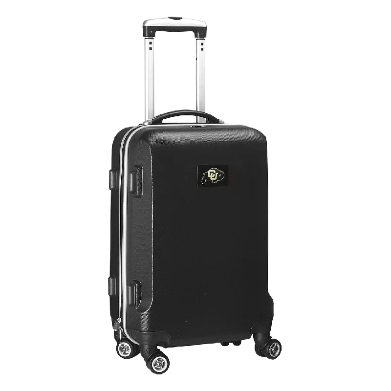 suitcase that’s resistant to extreme temperatures-suitcase with rolling wheels-Colorado Buffaloes 20" Hardcase Luggage Carry-on Spinner