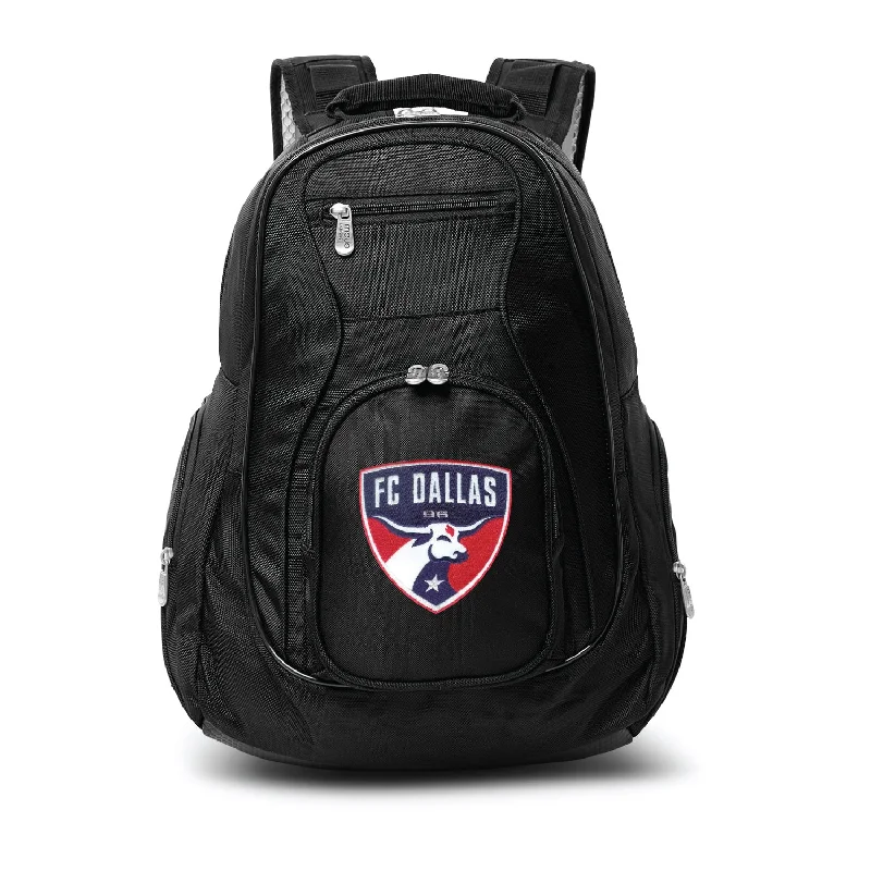 backpacks for skateboarders with strap-on storage-Backpacks with anti-theft zippers-FC Dallas 19" Premium Laptop Backpack