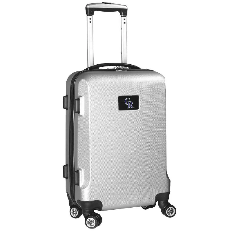 suitcase that prevents overpacking-suitcase packing for far trips-Colorado Rockies 20" Silver Domestic Carry-on Spinner