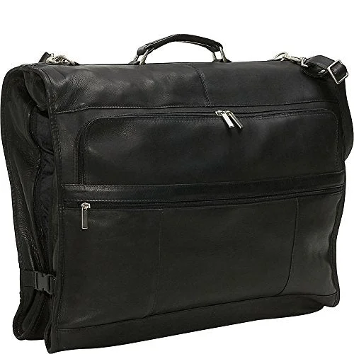 suitcase with detachable interior sections-suitcase for damp weather-David King & Co. 42 Inch Garment Bag, Black, One Size