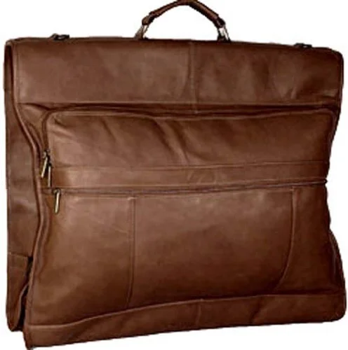 suitcase with antimicrobial lining-suitcase for epic trip-David King & Co. 42 Inch Garment Bag, Cafe, One Size