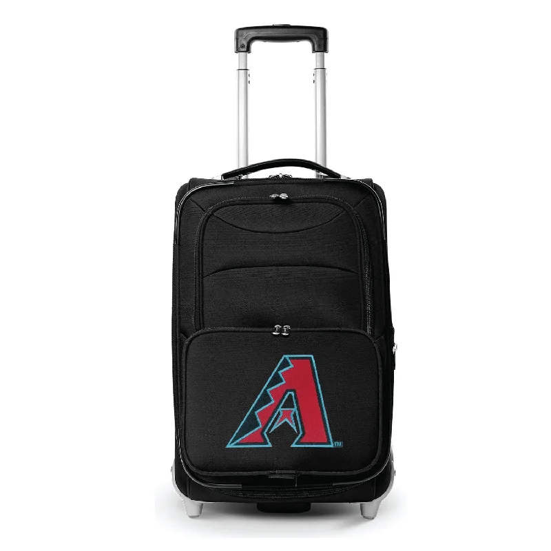 suitcase with an ultra-modern luxury aesthetic-suitcase with rugged build-Diamondbacks Carry On Luggage | Arizona Diamondbacks Rolling Carry On Luggage